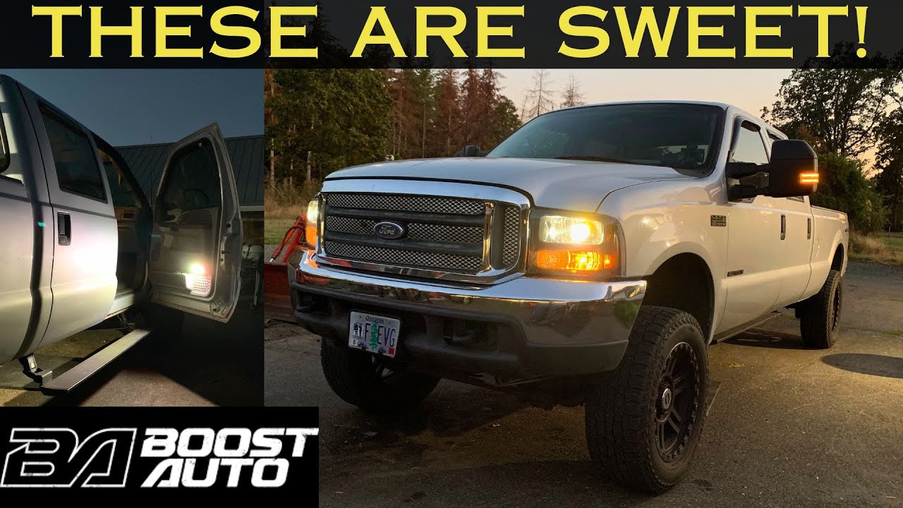 Автомобильные зеркала Ford 7.3 Boost и светодиодные обновления