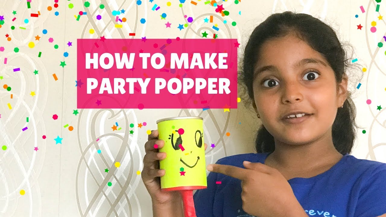 DIY Party Popper | How to make a Party Popper | Quick DIY