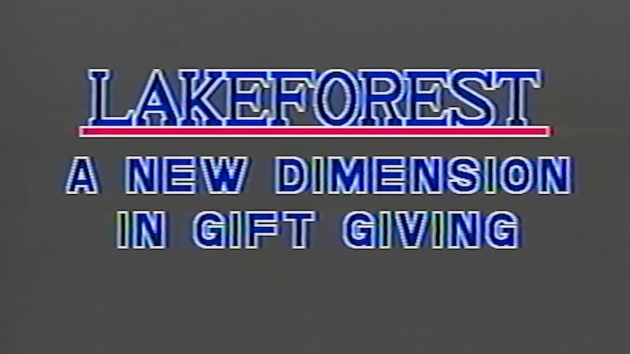 A New Dimension in Gift Giving at Lakeforest Mall 1988