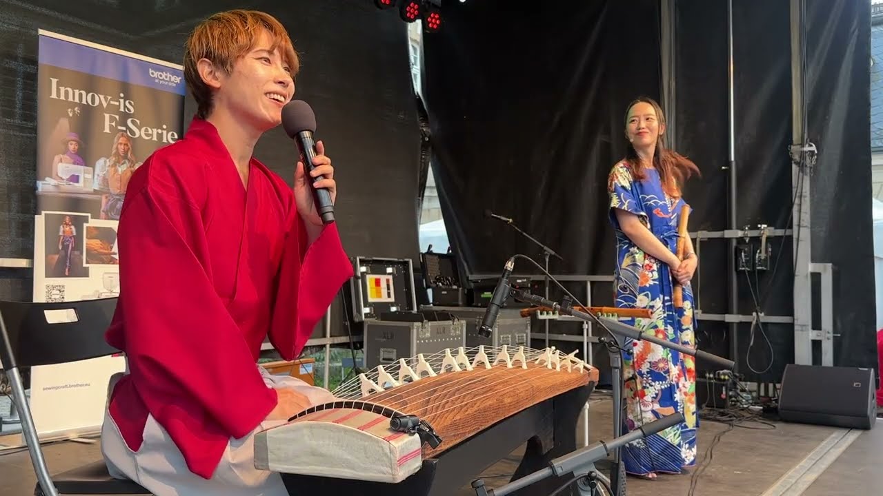 【海外】ドイツで和楽器「春の海」演奏してみた！/ japanese culture, kimono,japanfestival