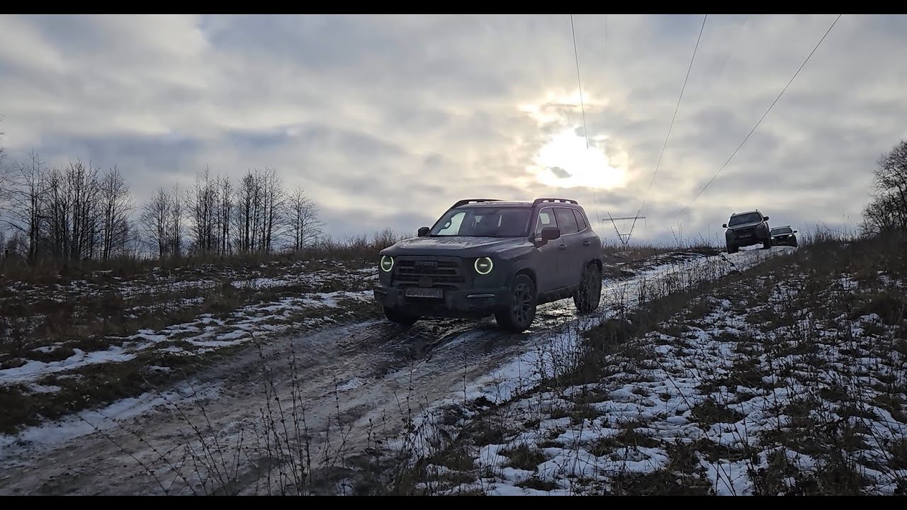 HAVAL DARGO X, TANK 500, TANK 300, SKODA KODIAQ, KIA Mohave и др. покоряют ледяные поля и косогоры.