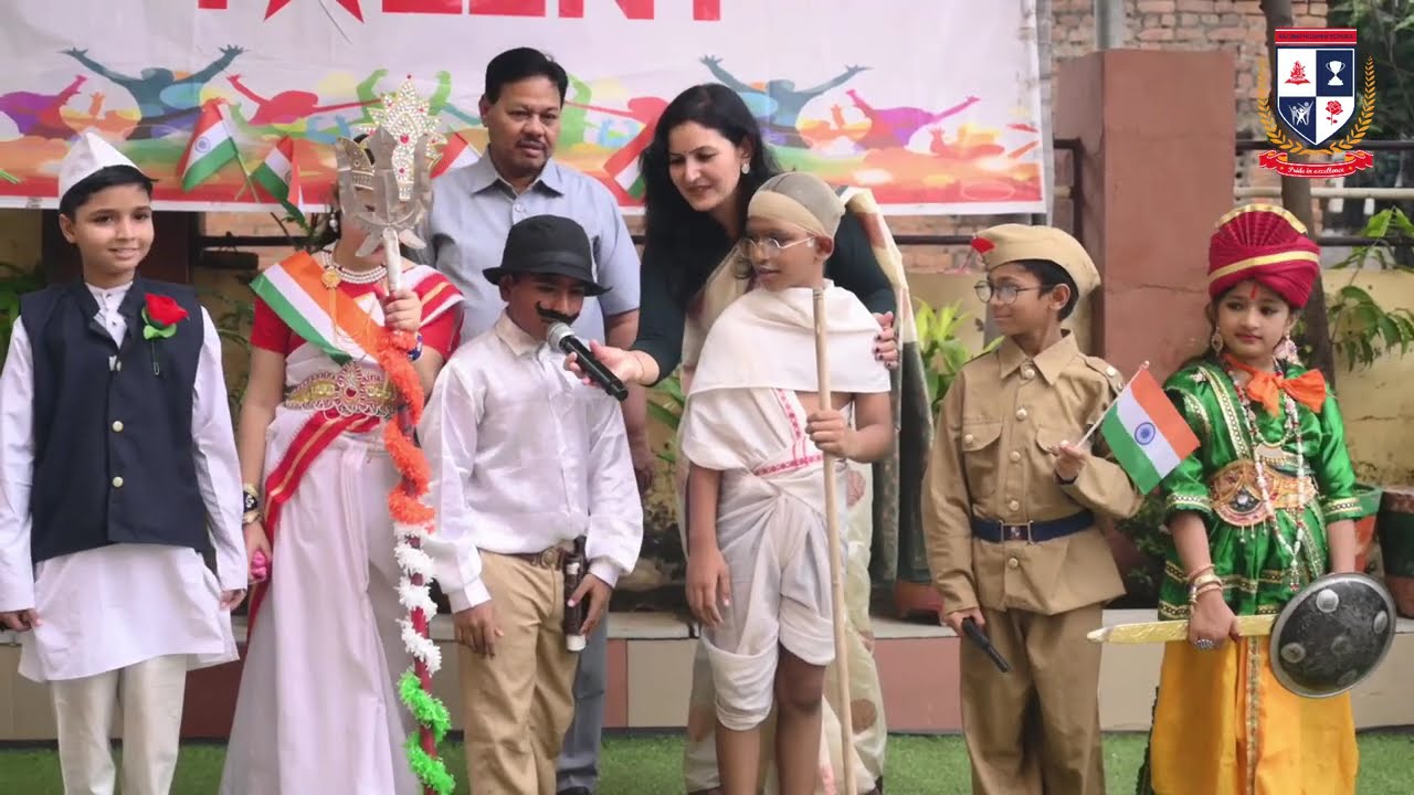 15 august independence day 2024 school sacredians got talent (SGT) Sacred Flower School, Ghodasar.