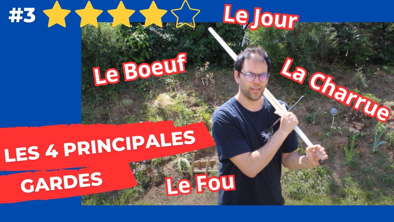 Les 4 gardes principales à l'épée à deux mains