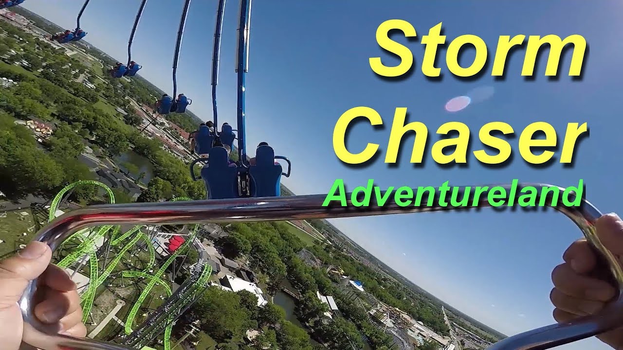 Storm Chaser On Ride HD GoPro POV Adventureland Iowa