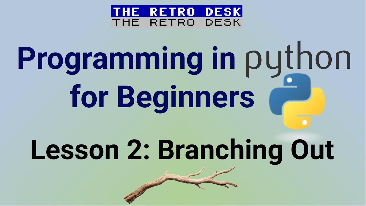 Lesson 2: Branching Out - Python for Beginners