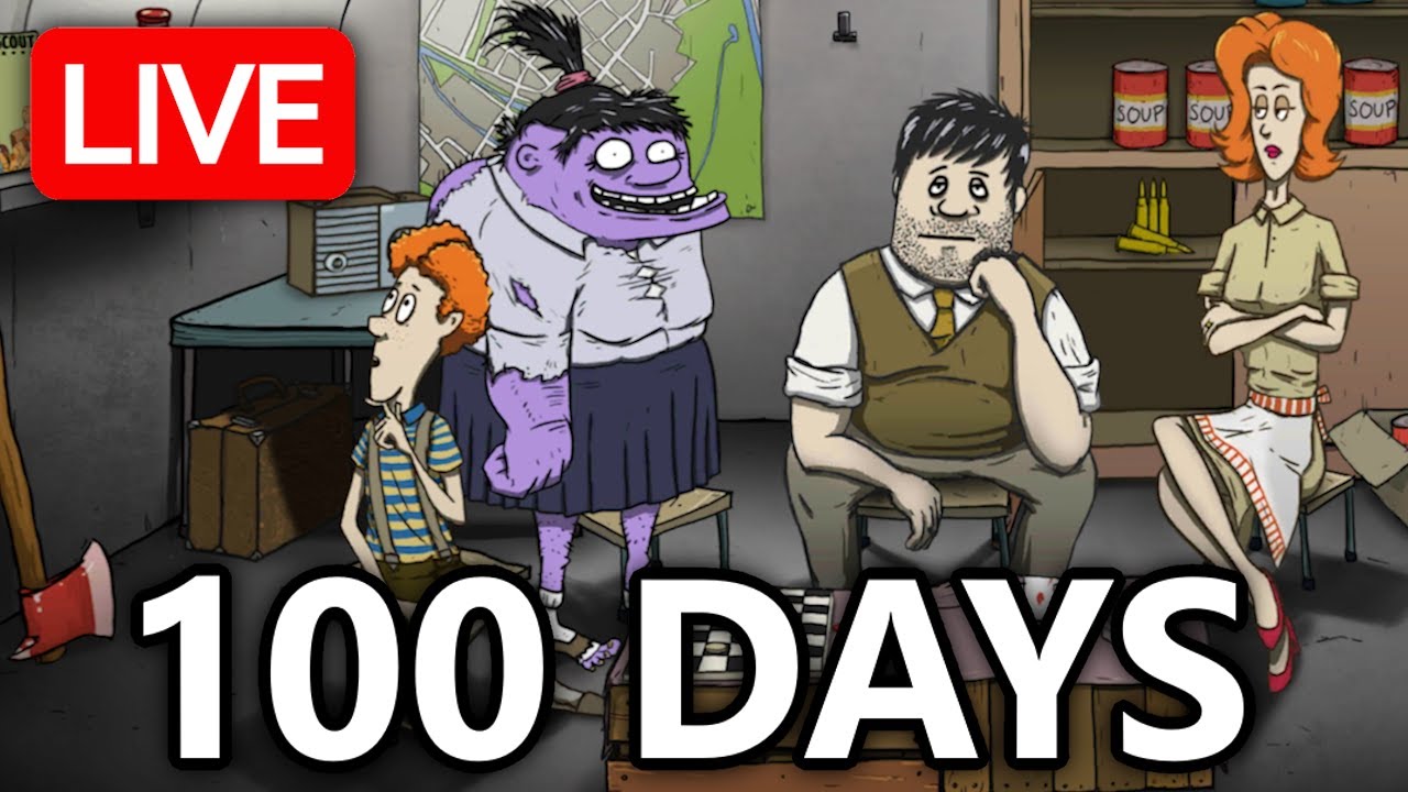 Trying to Survive for 100 Days in 60 Seconds - LIVE 🔴