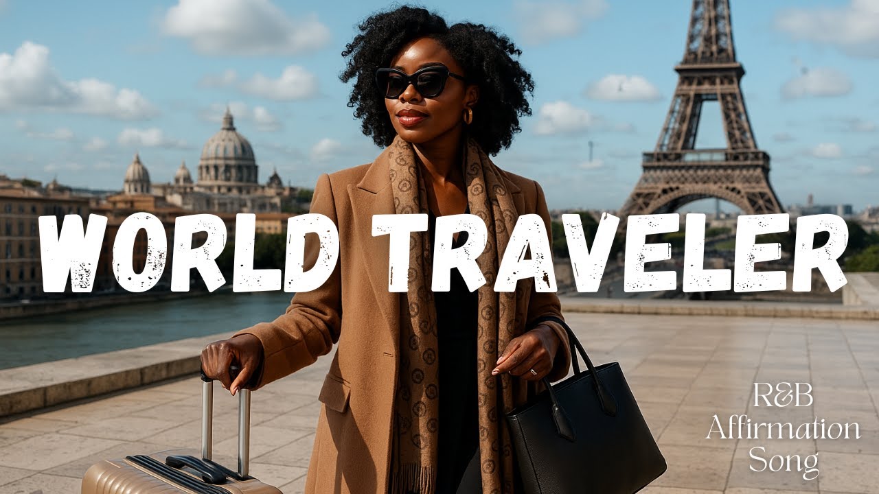 🌍 Stamped & Free | Affirmation Anthem for Travel, Freedom & Overflow ✈️ Manifest Vacations & Trips