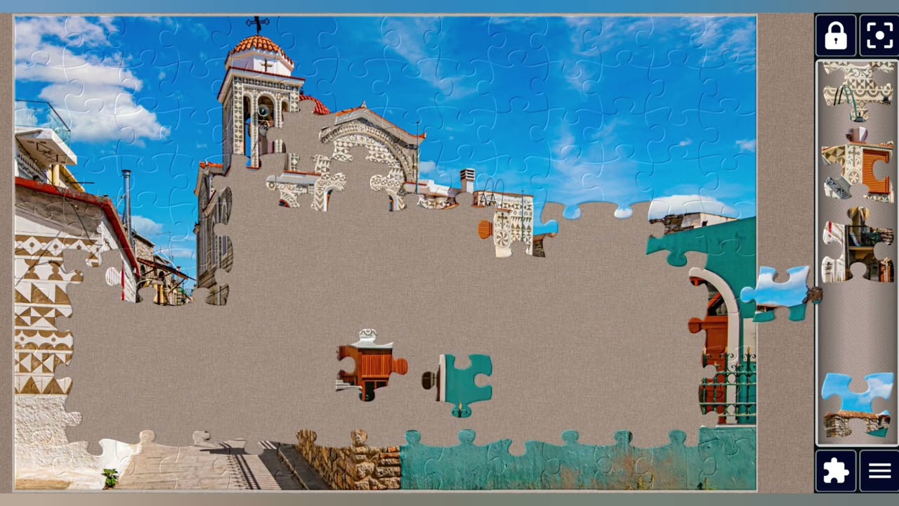 Pyrgi church// jigsaw puzzles craft 🧩🧩//Amazing puzzles Art🧩🧩// Puzzle collection 🧩🧩//