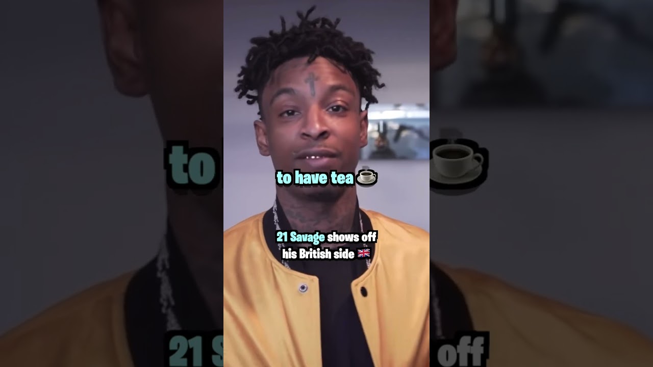 21 Savage Shows Off His British Side