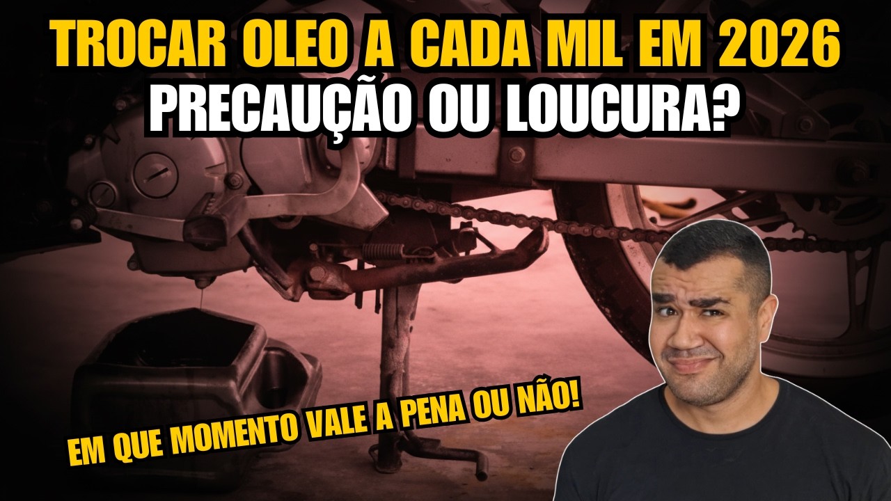 TROCAR ÓLEO DA MOTO A CADA MIL KM É PRECAUÇÃO OU DESPERDÍCIO?