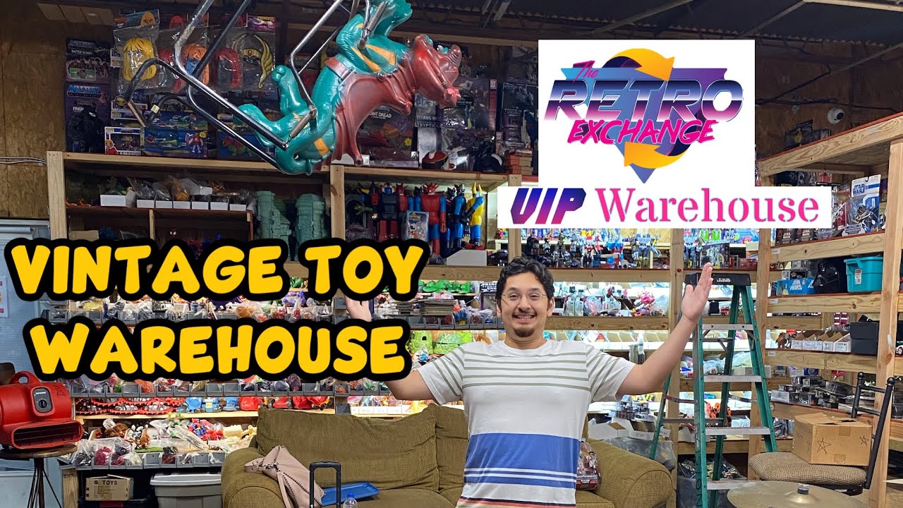 The Retro Exchange Vintage Toy Warehouse Houston toy hunting TMNT MOTU Transformers Ghostbusters