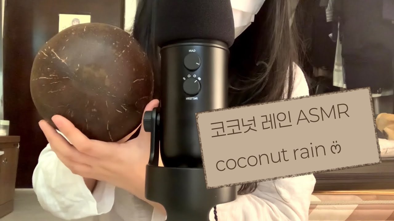 코코넛 레인 ASMR | coconut rain 🥥🌴