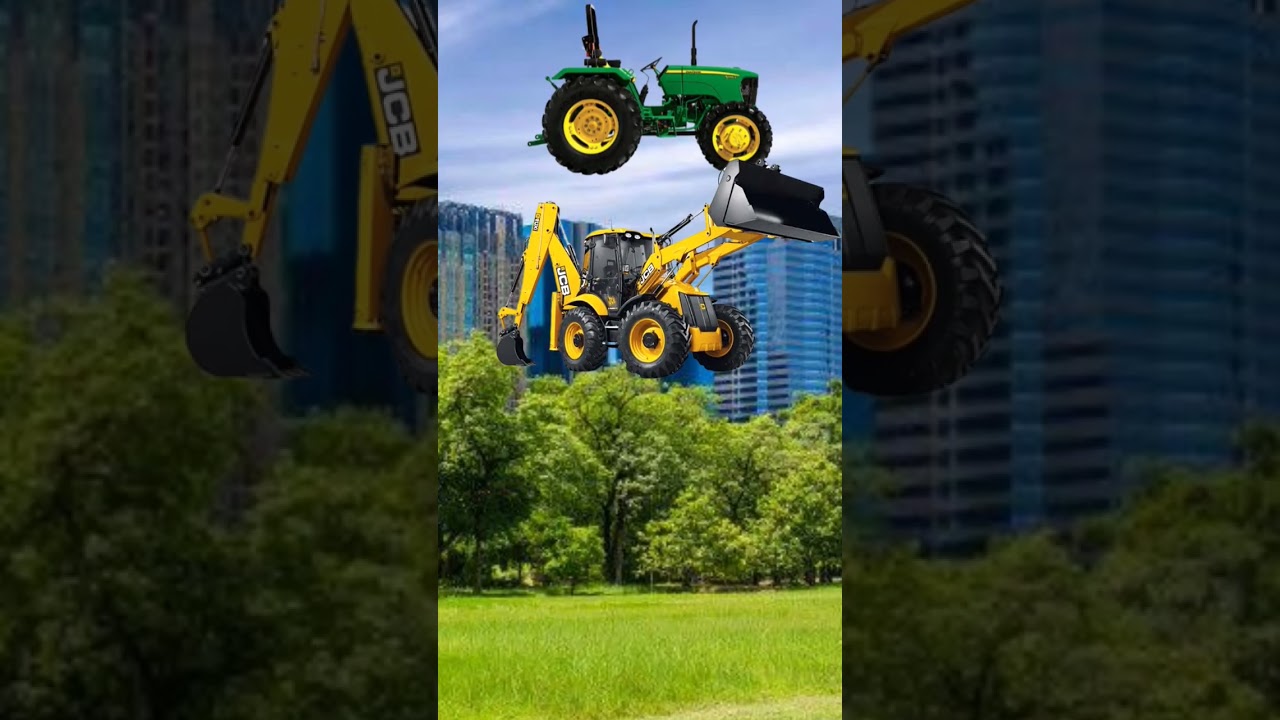 Showing Jcb, Tractor #shorts #vfx