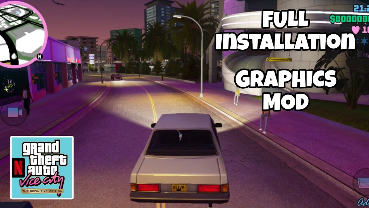 Как установить GTA Vice City Definitive Edition (Netflix) + моды на Android с помощью ZArchiver