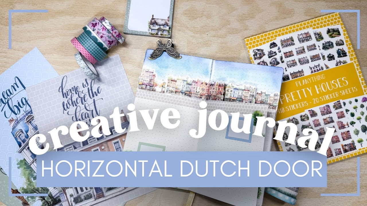 Creative Journal Setup March 2025 [Horizontal Dutch Door]