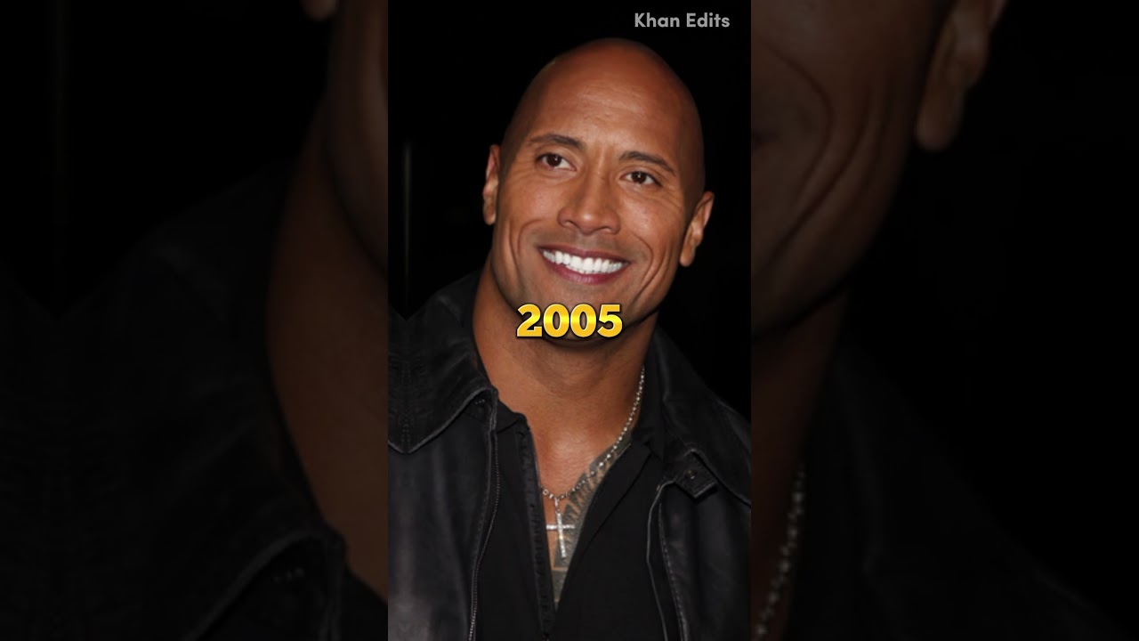 Dwayne Johnson Evolution 👑 (2022 - 1972) #shorts