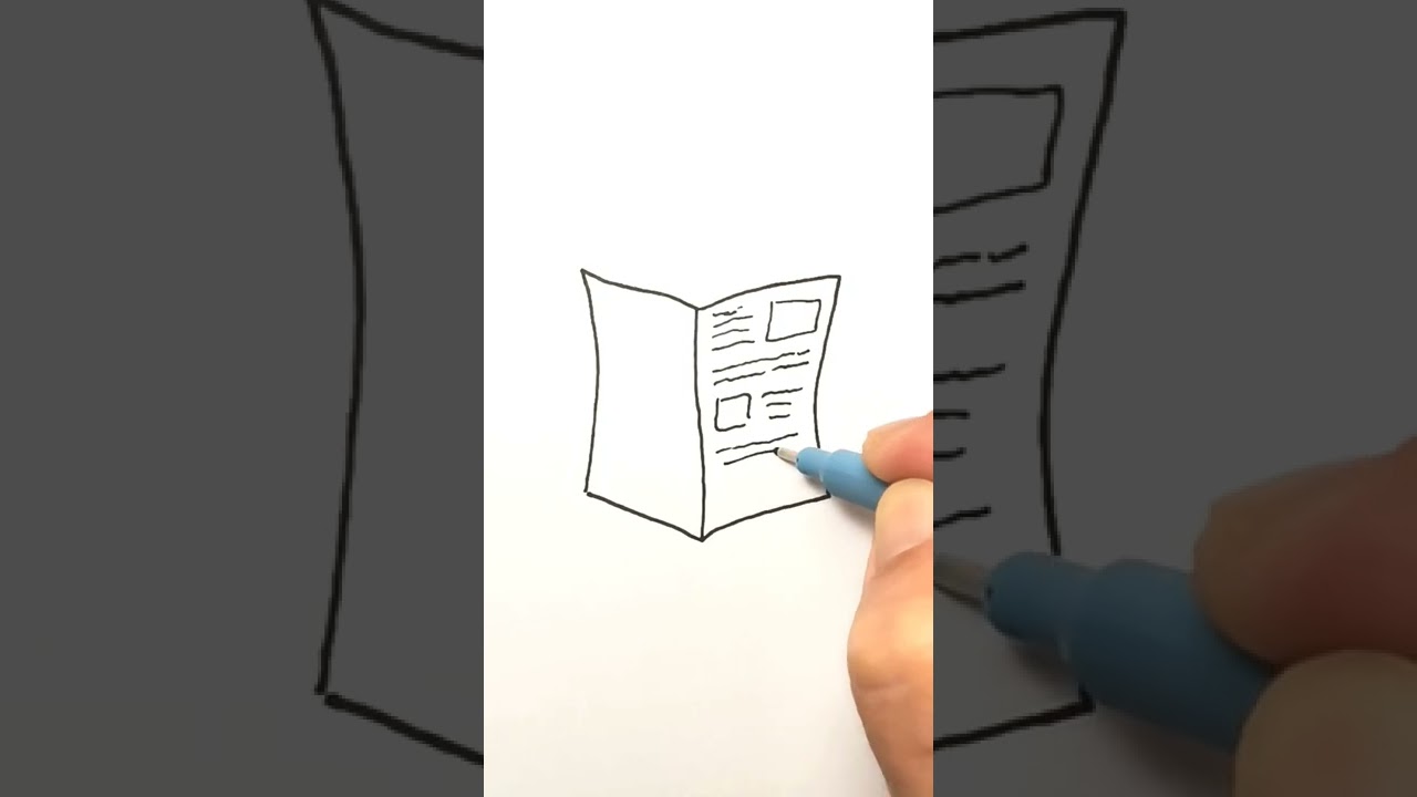 How to Draw Newspaper