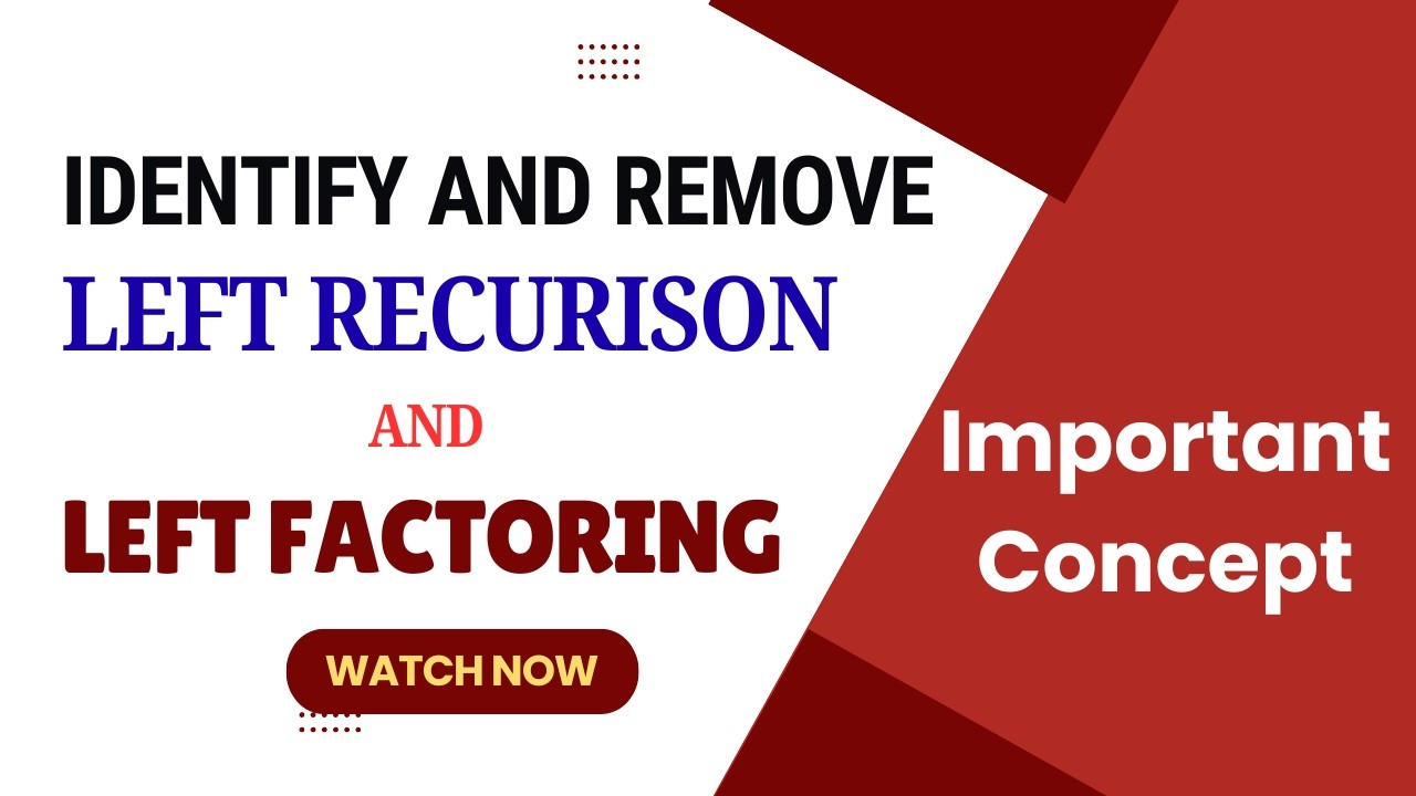 Eg2 Operator Precedence, LL1, Left Recursion, Left Factoring