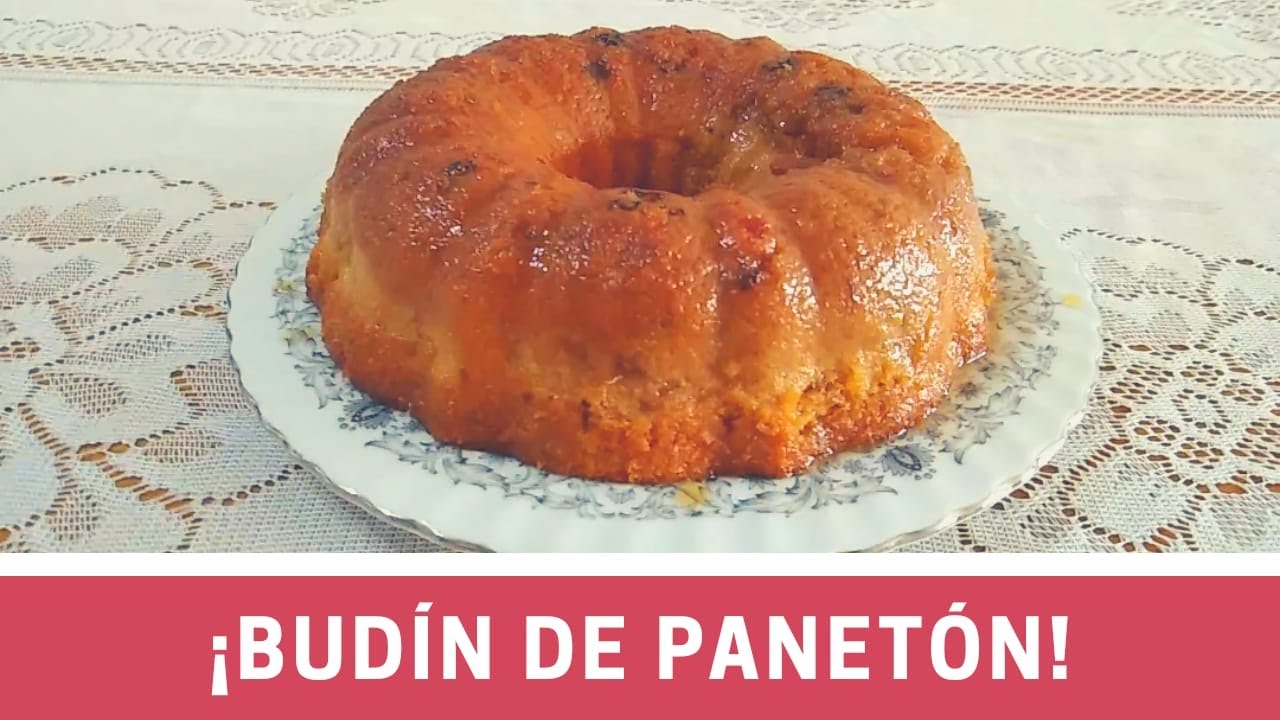 ¡BUDÍN DE PANETÓN SALUDABLE 😍! | Cocinando con Elvira 👩🏻‍🍳