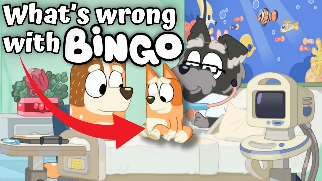 BLUEY&nbsp;THEORY: Why Is Bingo&nbsp;in the Hospital?? (Bumpy & The Wise Old Wolfhound Breakdown, Easter Eggs)