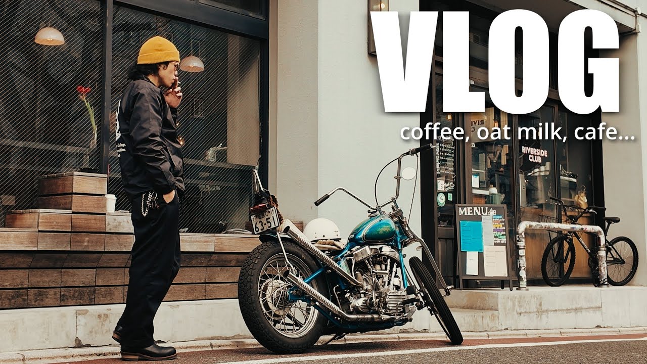 【ハーレー】ヴィンテージハーレーとカフェで過ごす静かな休日。/harleydavidson/chopper/motovlog
