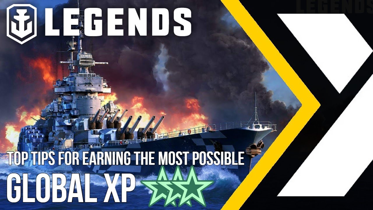How to Grind The Most Possible Global XP | World of Warships: Legends