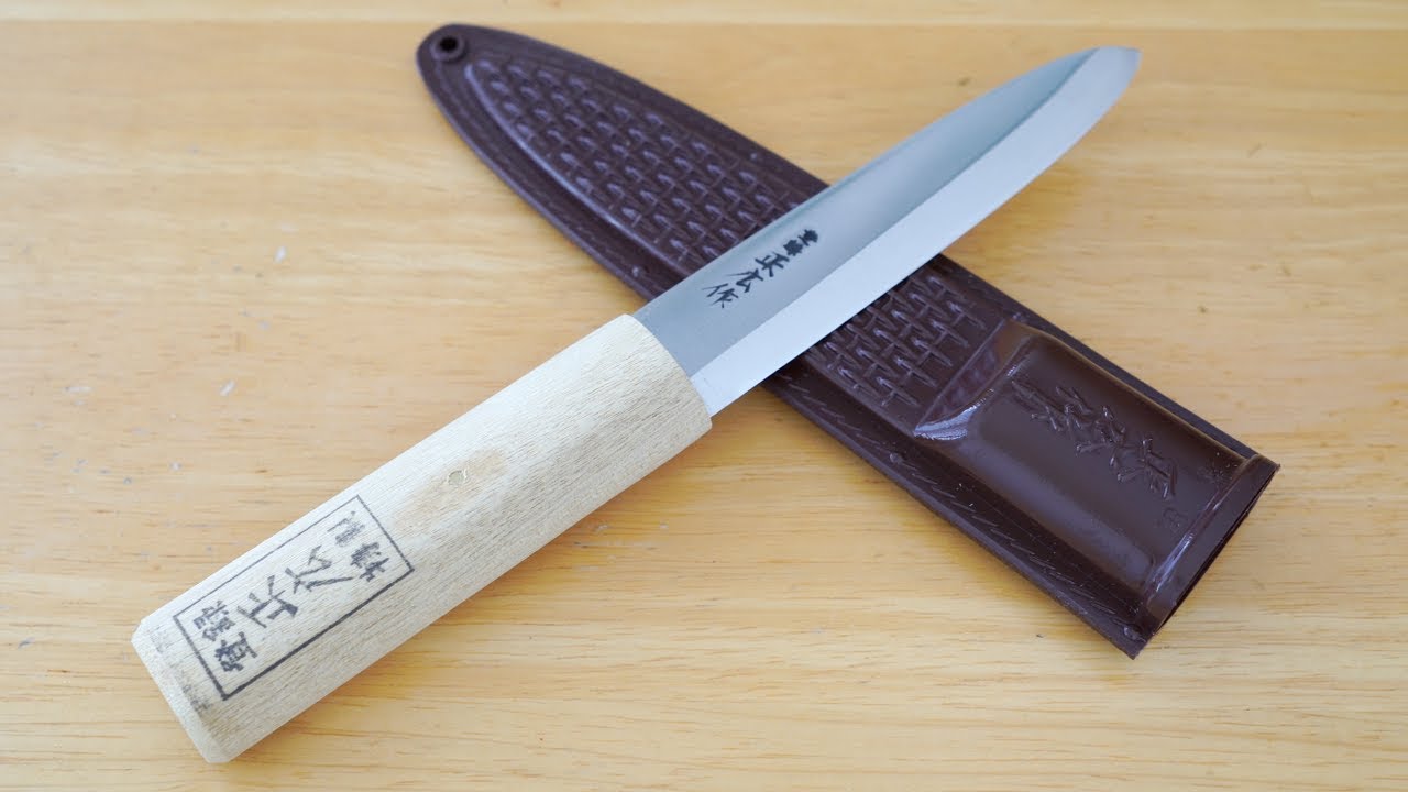 Traditional Japanese Fisherman’s Knife 🌊 Makiri by Masahiro [ASMR Unboxing]