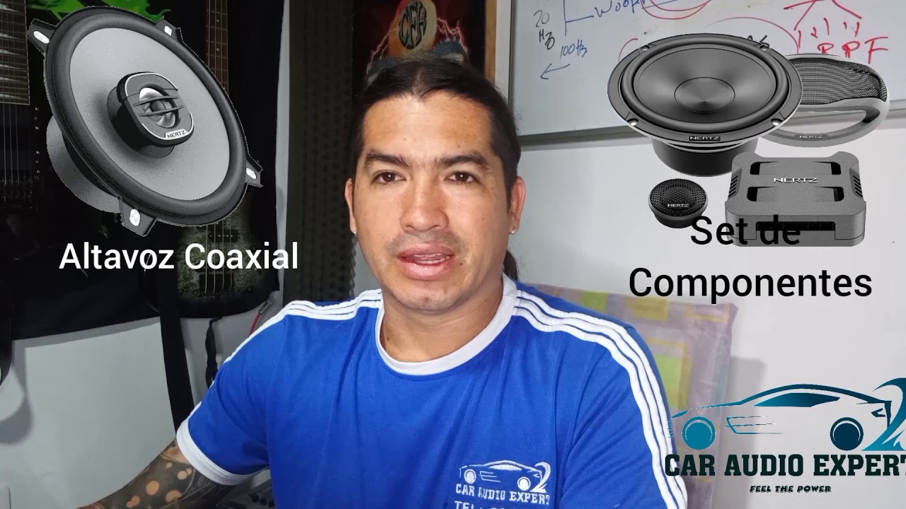 Componentes o coaxiales?
