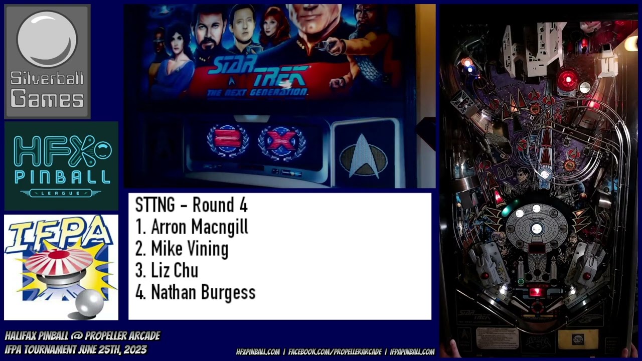 Chocolate Lake Pinball Tournament - June 25th 2023 - Star Trek the Next Generation - Round 4