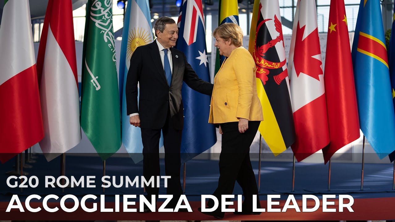 #G20RomeSummit – Il Presidente Draghi accoglie i partecipanti al Vertice