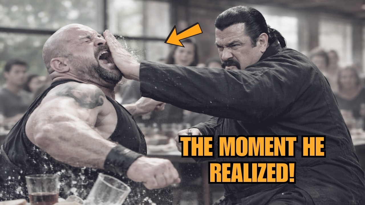 A 250-POUND WRESTLER MOCKED STEVEN SEAGAL AT DINNER — SECONDS LATER, HE REGRETTED IT!