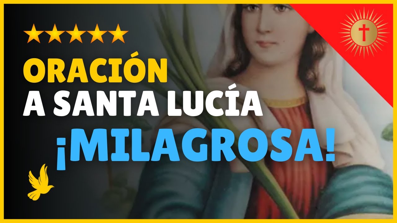 Oración a Santa Lucía para CURAR LOS OJOS