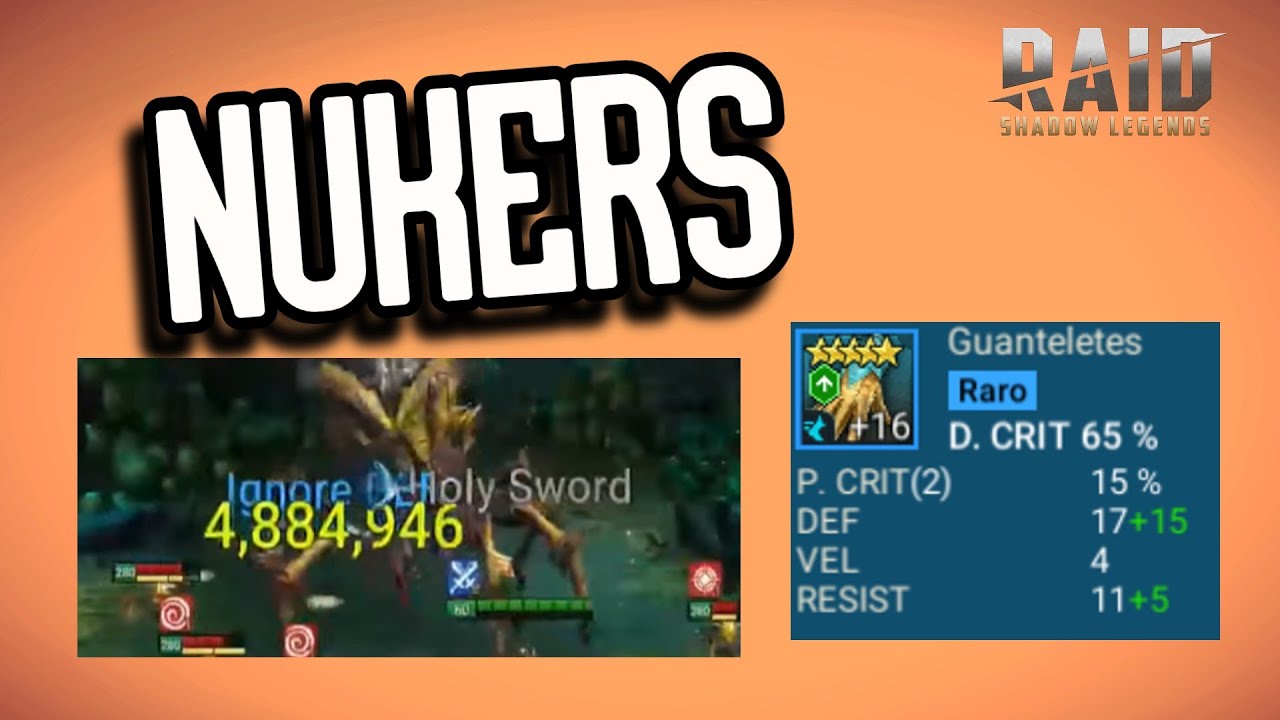 COMO EQUIPAR a un NUKER 💥💥 - [RAID SHADOW LEGENDS]