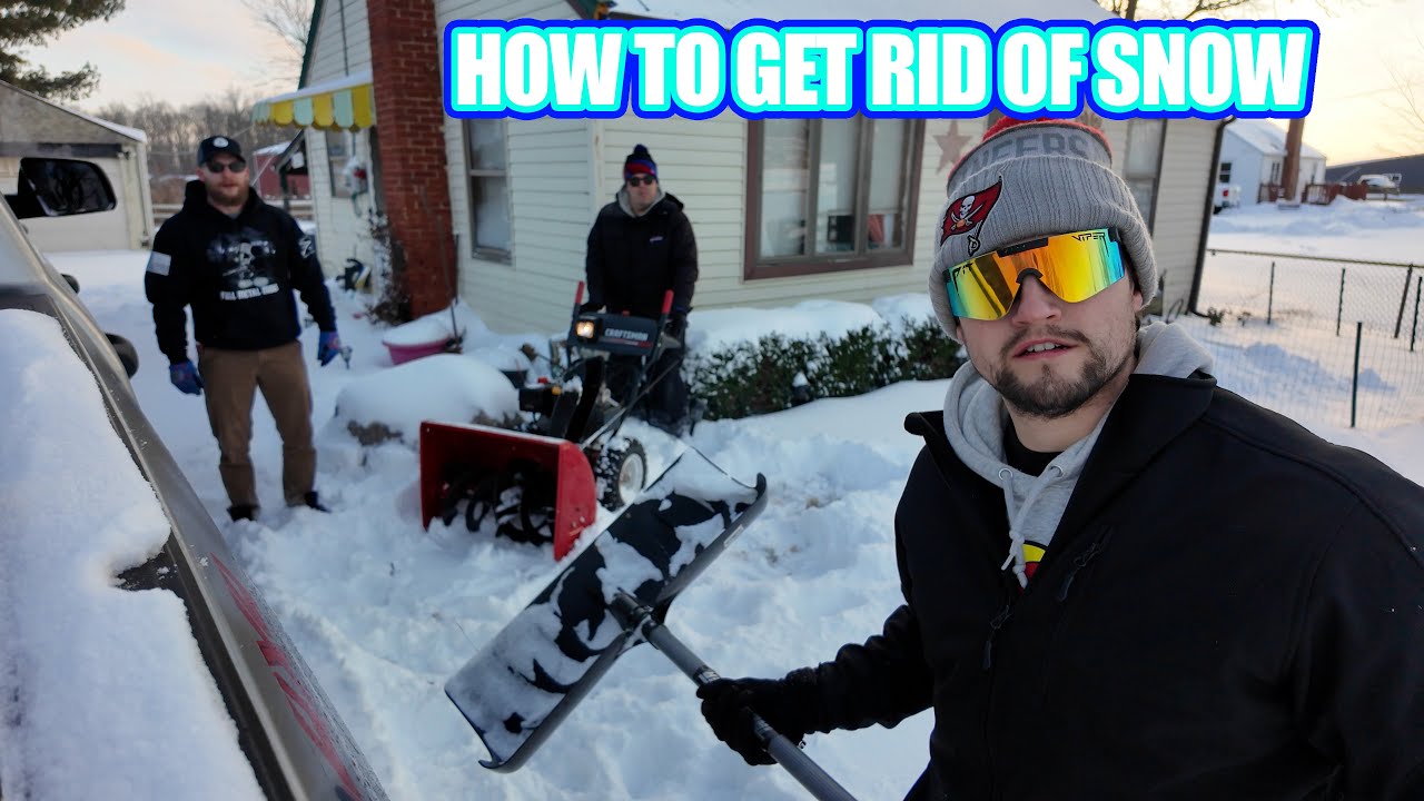 My Grandma got snowed in, so we helped her out!