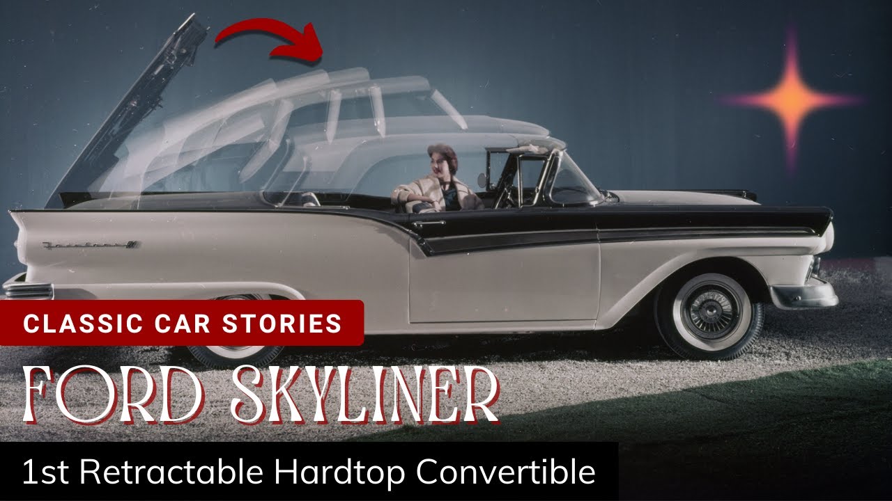 На 50 лет опережает своё время! Изучаем Ford Skyliner с выдвижной жёсткой крышей.
