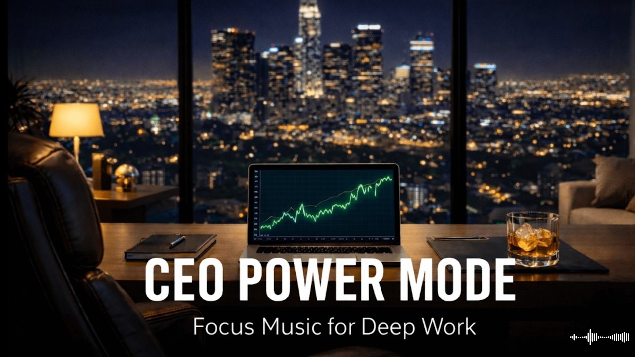 CEO POWER MODE | Strategic Growth Focus Music for Deep Work