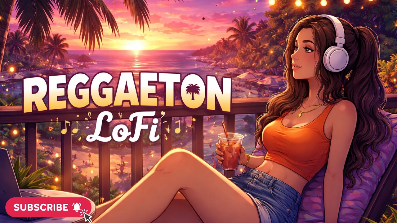 Reggaeton LoFi 🌴 Chill Latin Beats for Studying, Relaxing & Late Nights