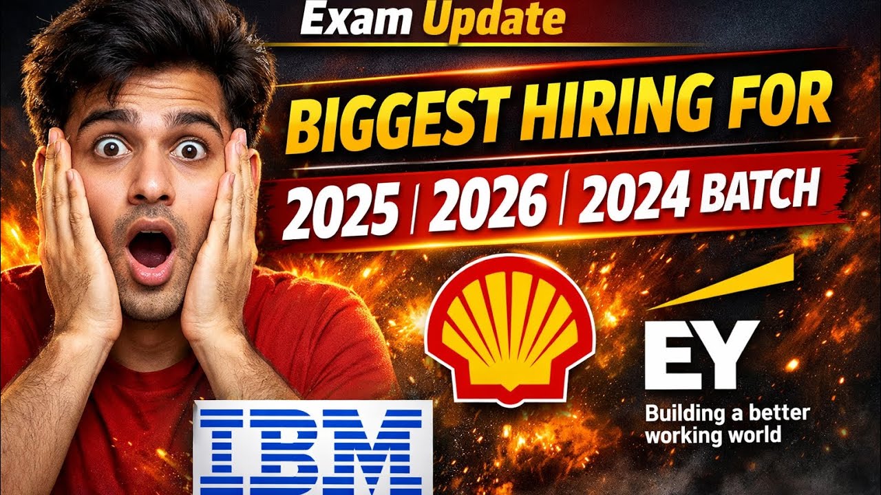 Biggest off campus Hiring 2024,2025,2026 #ibm #ey #hiring #offcampusdrive #shell 