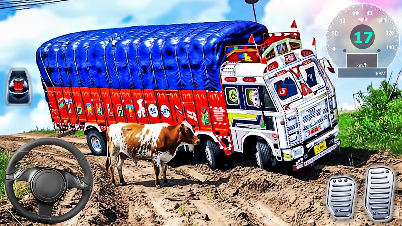Offroad Transport Truck Drive - Heavy Mountain Cargo Truck Driver - Android GamePlay
