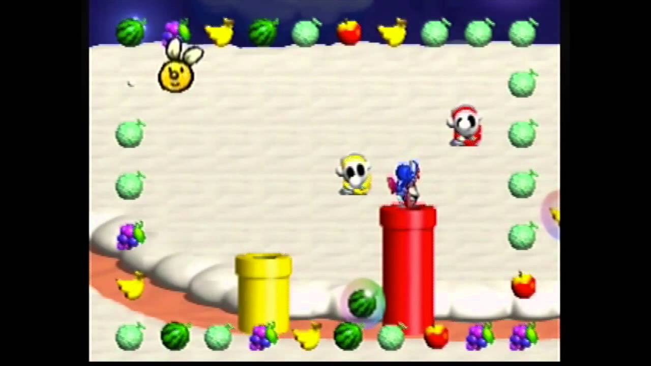 How To Find White Yoshi on 3-3 in Yoshi's Story