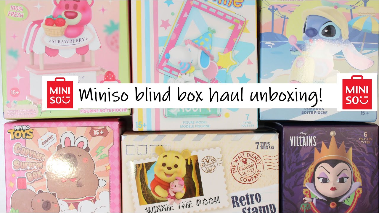 I spent £100 on Miniso blind boxes - big mistake?
