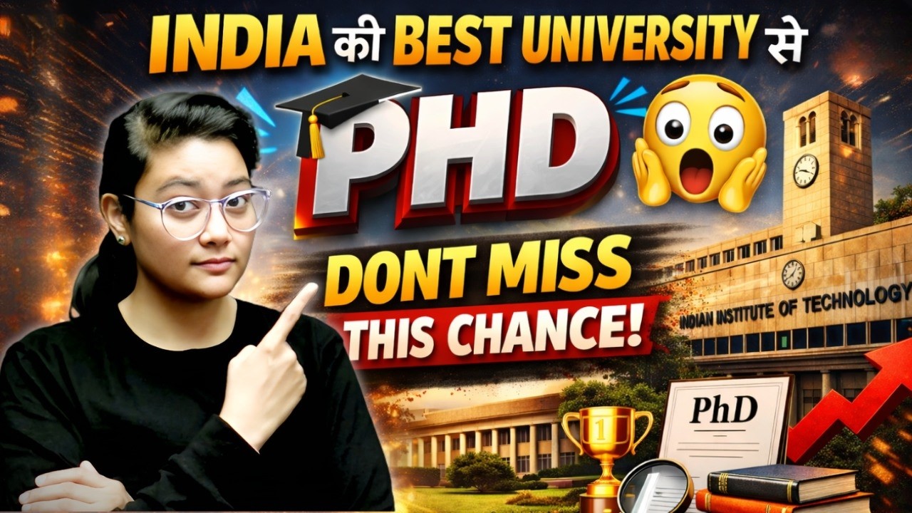 BIG CHANCE 😱 PHD FROM INDIA'S BEST UNIVERSITY ✅ PhDAdda