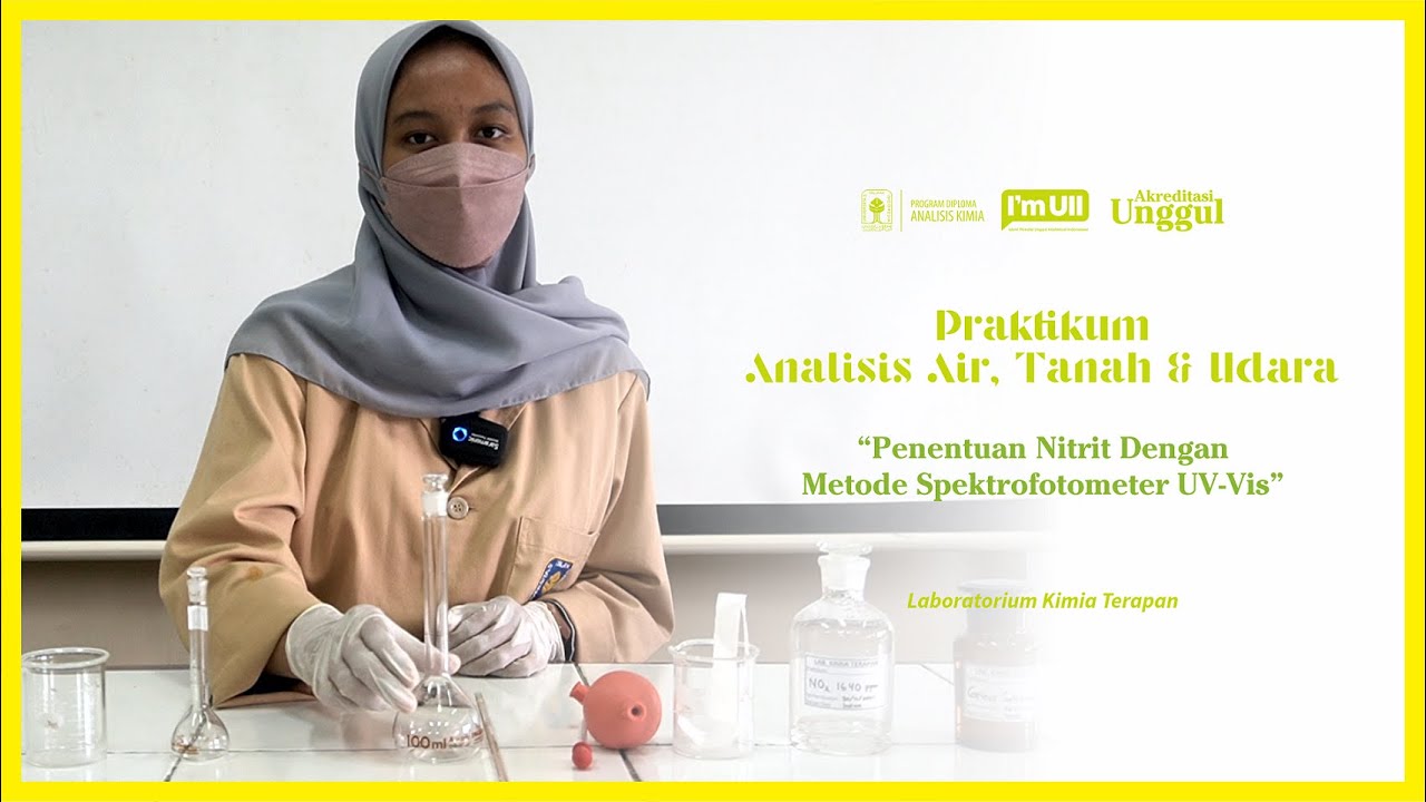 Penentuan Nitrit Dengan Metode Spektrofotometer UV-Vis