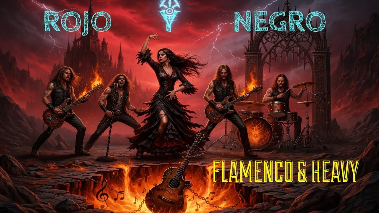 FLAMENCO HEAVY - Aire Puro (Fusión Metal Rojo y Negro) 🎸🔥💃