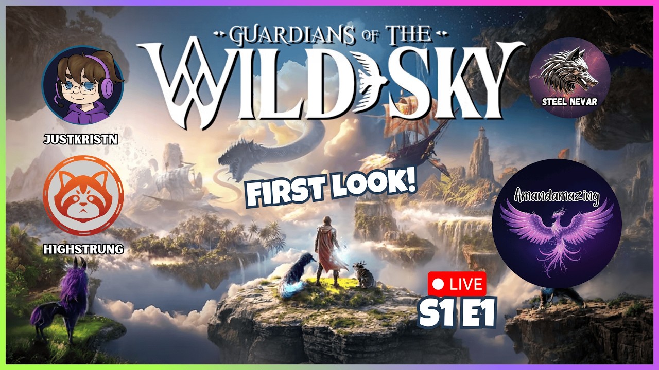 👀1st Look at Guardians of the Wild Sky Demo! ✨ LIVE w/ friends! S1 E1
