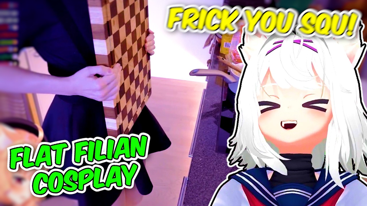 Filian gets COOKED by Squchan every second of their collab