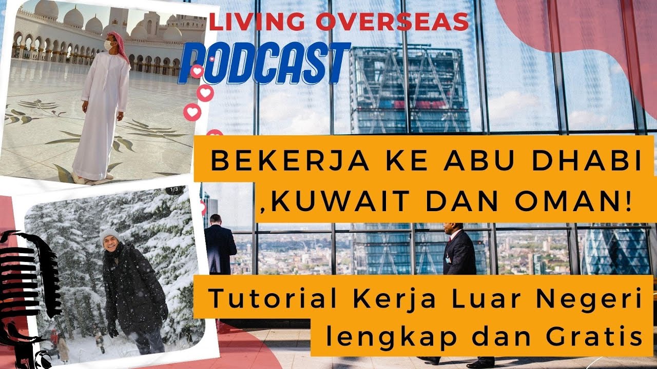 CARA KERJA KE DUBAI, ABU DHABI, KUWAIT DAN OMAN SECARA GRATIS ‼️TUTORIAL LENGKAP