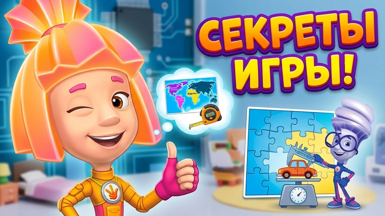 Детский уголок|Kids'Corner Фиксики мини игры - Чернила невидимки + Уровень ростомер * ФиксиКнижки