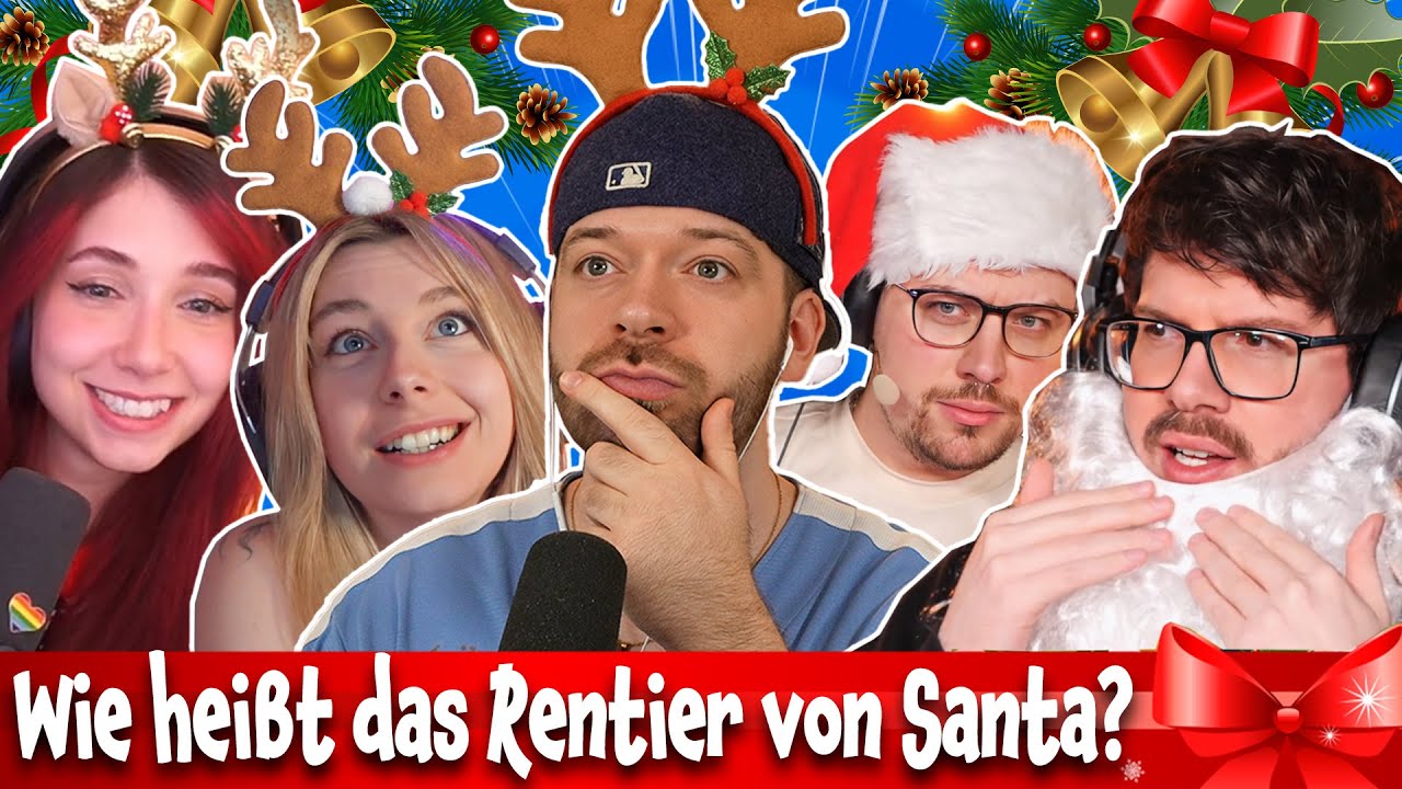 XL WEIHNACHTSQUIZ 😂 mit Bonjwa Matteo, JenNyan, Baso, Leon & Aster