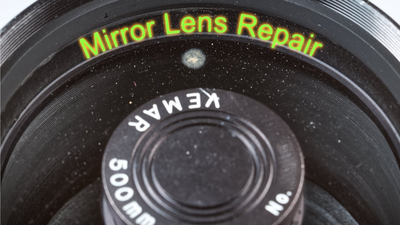 Repairing a Vemar 500mm F8 Catadioptric lens (Mirror lens).